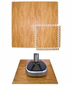 Treadmill Factory 2' X 2' X 1/2" Interlocking Foam Mats With A Simulated Wood Finish