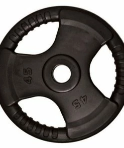 UFG Strength Black 3 Grip Handle Commercial Olympic Plate