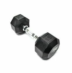 Power Systems Rubber Octagonal Dumbbell Single Strength