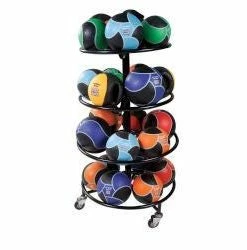 Power Systems Ultra 4 Tier Med Ball Tower -Black