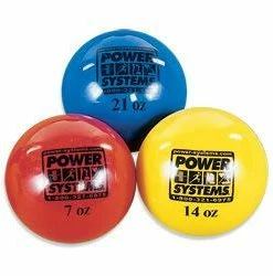 Power Systems Performance Power Throw-Ball Softball Size Complete Medicine Ball Set And Bag