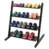 Power Systems General Fitness Neoprene/Vinyl Dumbbell Storage Rack