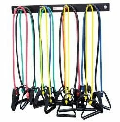 Power Systems Wall-Mounted Rack For Belts, Tubing, Or Jump Ropes General Fitness