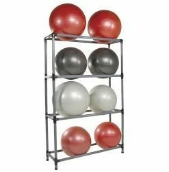 Power Systems Stability Ball Storage Rack 12 Ball Rack With Casters