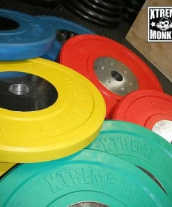UFG Xtreme Monkey 320lbs Competition Bumper Plate Set