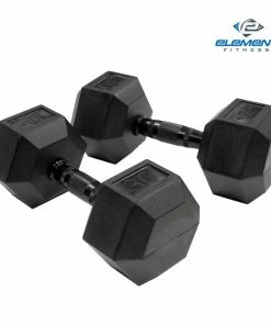 UFG Strength Virgin Rubber Hex Dumbbells